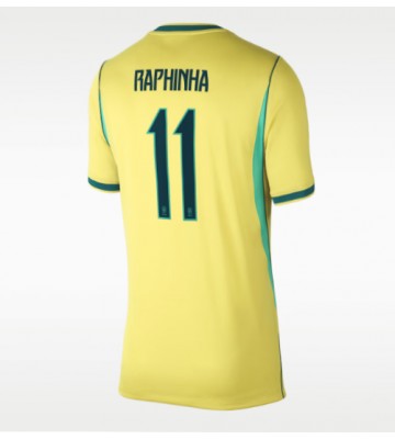 Brasilien Raphinha Belloli #11 Hjemmebanetrøje Dame VM 2026 Kortærmet